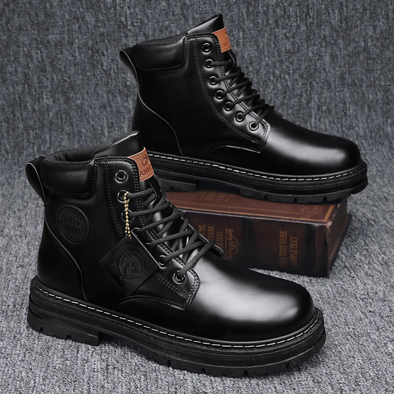 Bota Tática Masculina Martin de cano alto