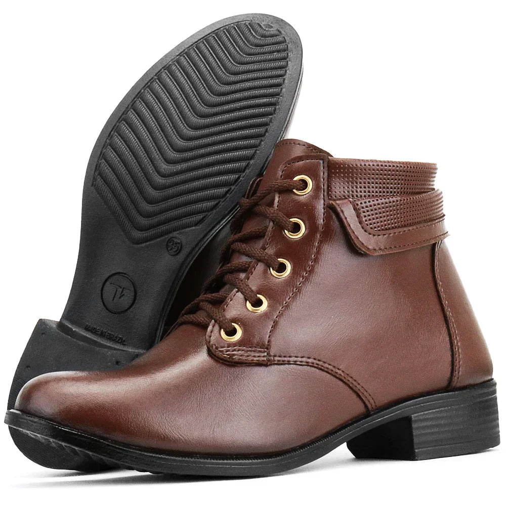 Bota Feminina Para Inverno Cano baixo