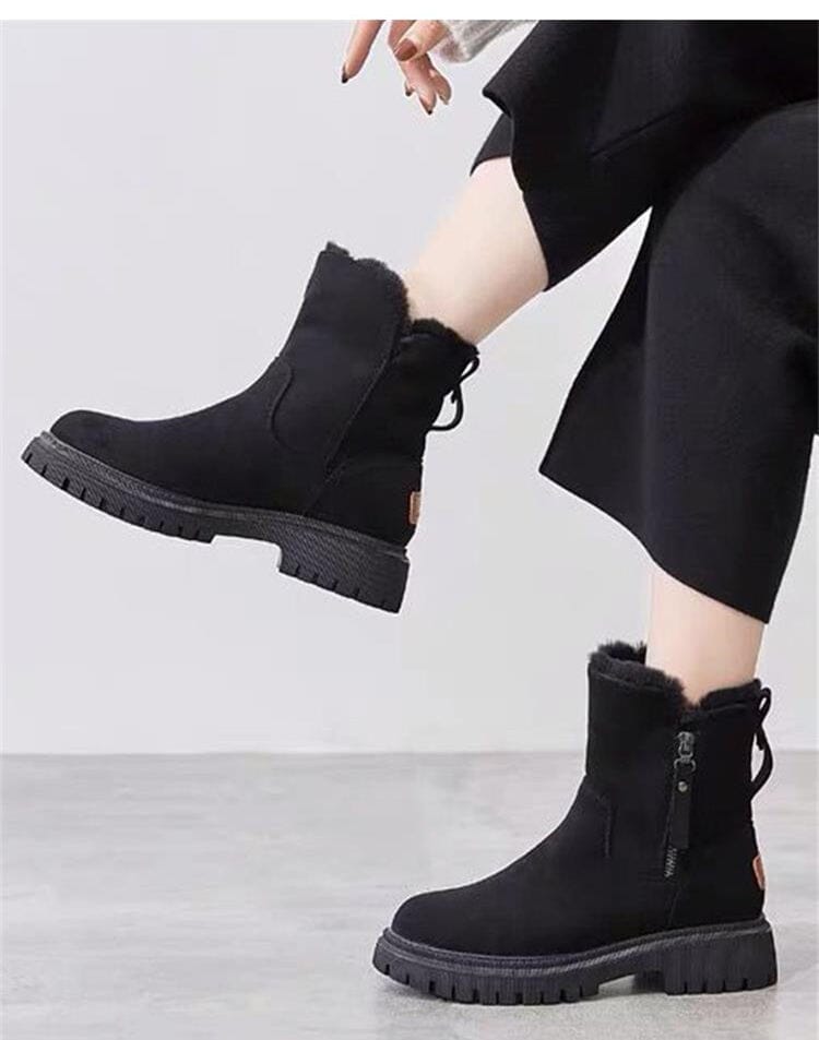 Bota Feminina de Inverno com Ziper