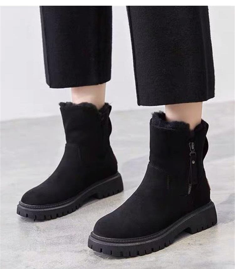 Bota Feminina de Inverno com Ziper