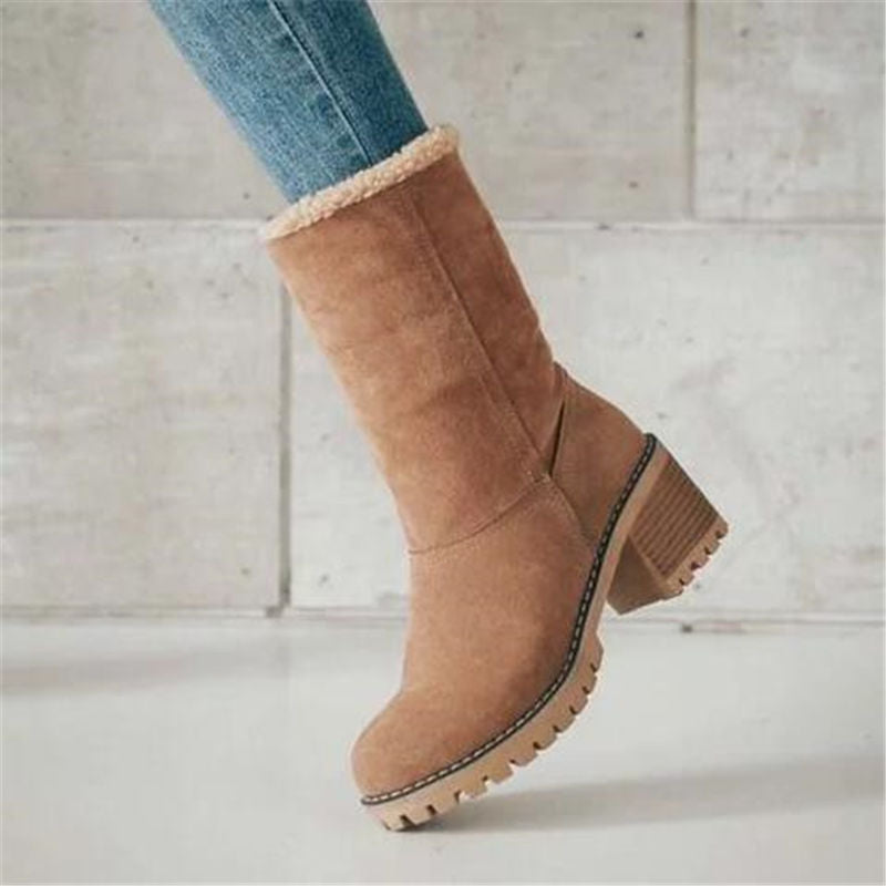 Bota Feminina de Inverno de Lã