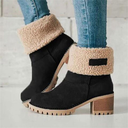 Bota Feminina de Inverno de Lã