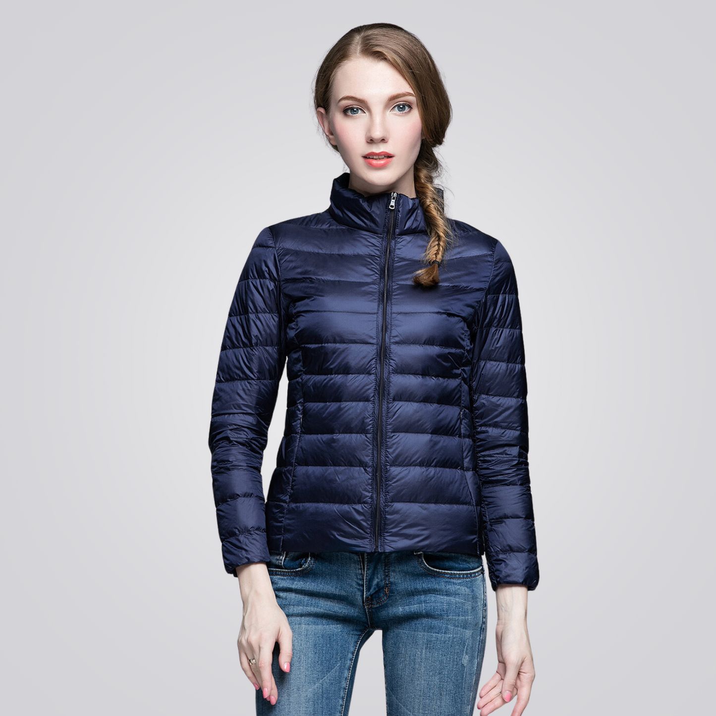 Jaqueta Puffer Feminina Pluma