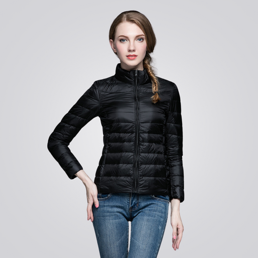 Jaqueta Puffer Feminina Pluma