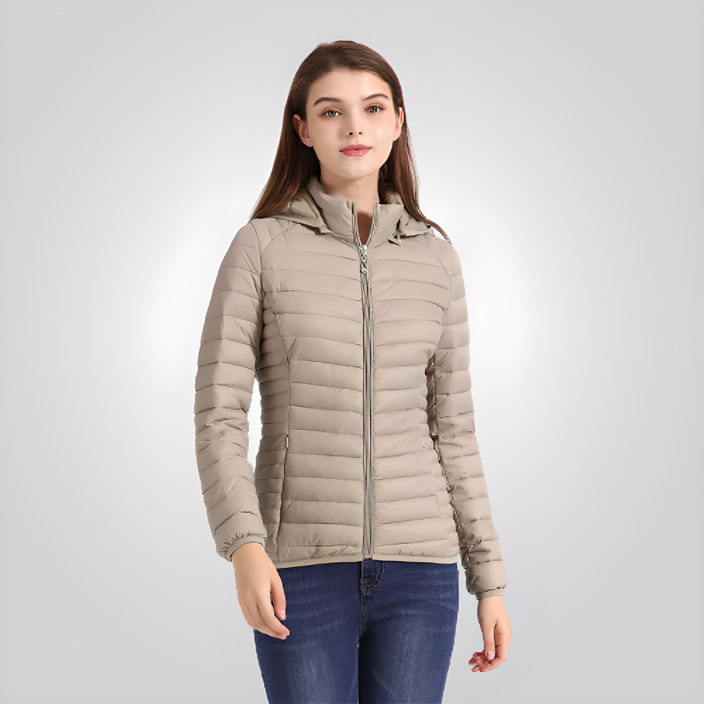 Jaqueta Puffer Feminina Slim Fit