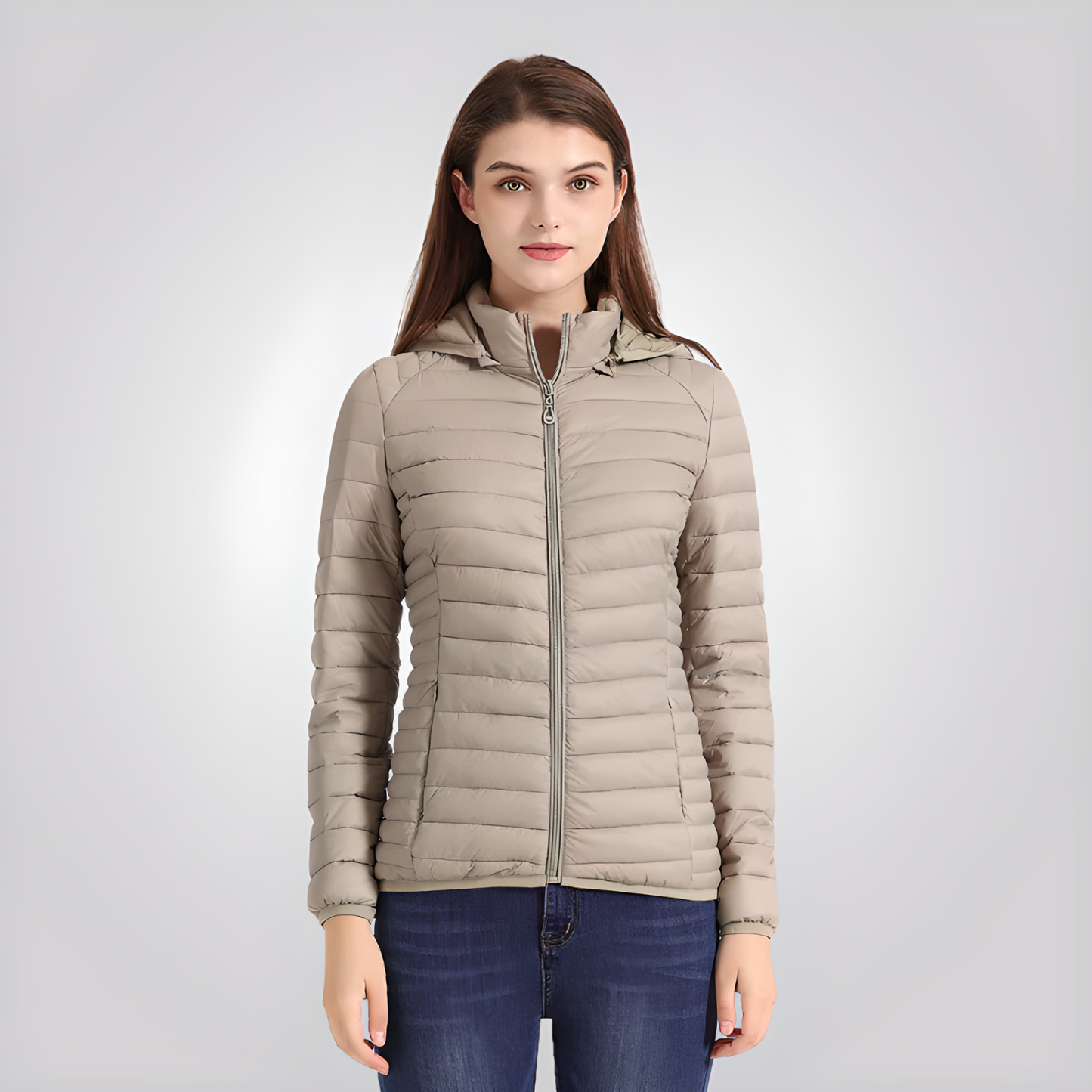 Jaqueta Puffer Feminina Slim Fit