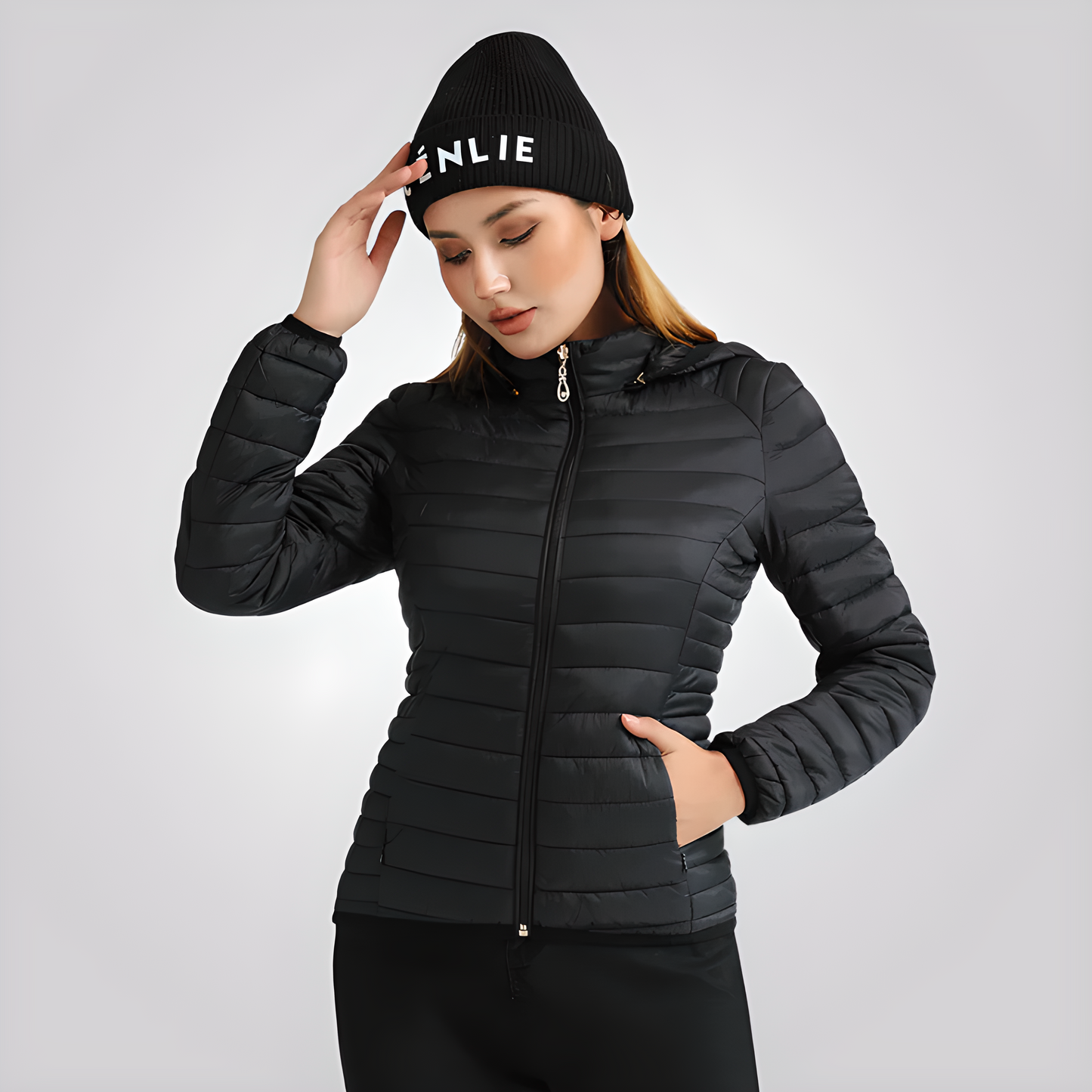 Jaqueta Puffer Feminina Slim Fit